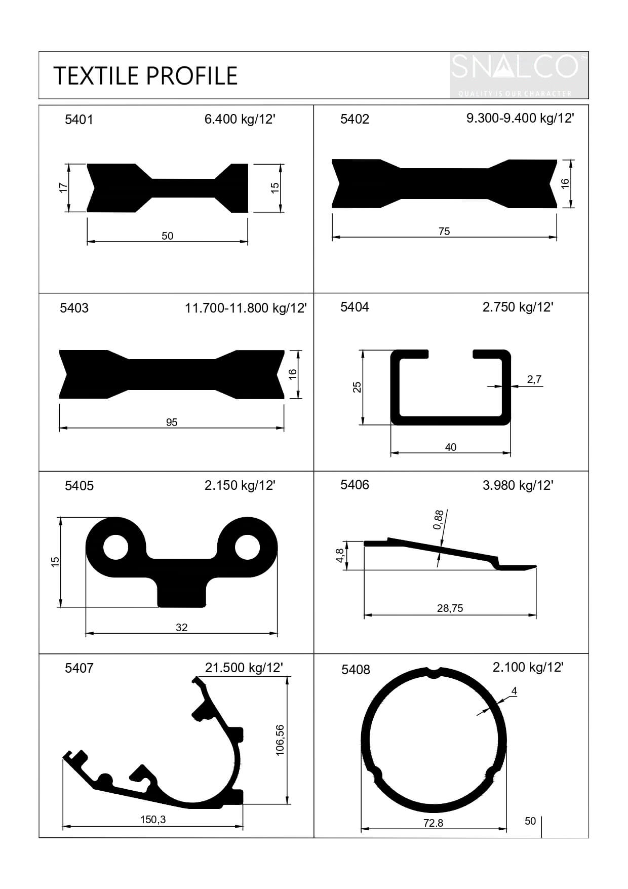 Aluminium Profiles Offered By Snalco