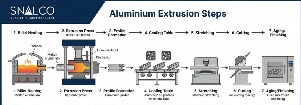 Aluminium Extrusion Process