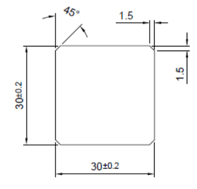 Square Bar Aluminium Profile