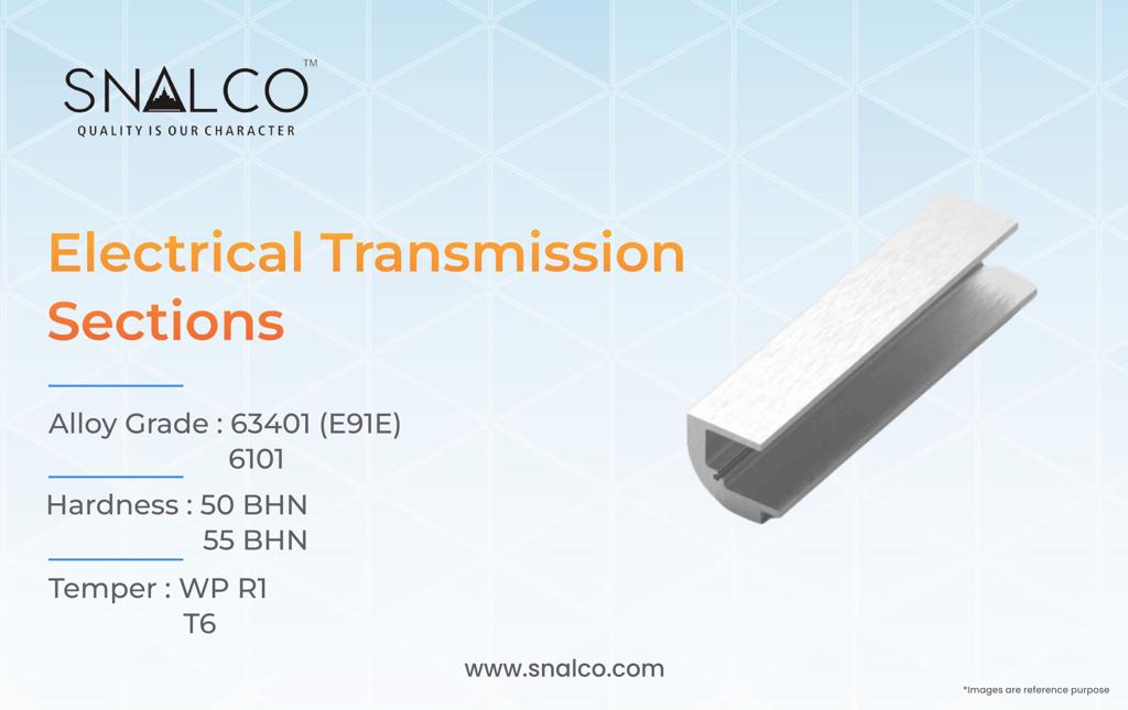 Transmission Section Aluminium Extrusion Manufacturer – SNALCO