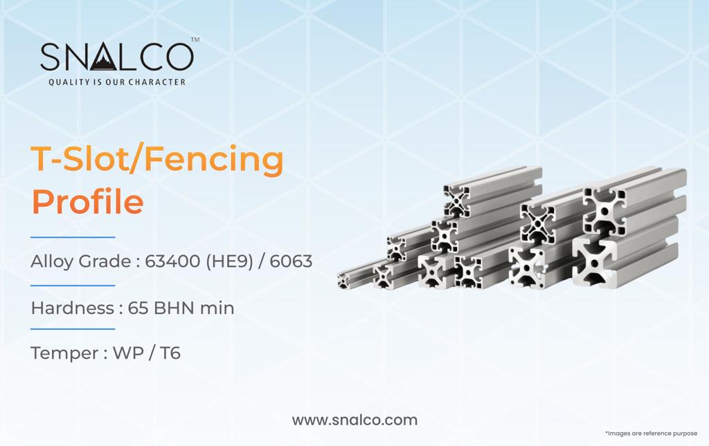 Fencing Section Aluminium Extrusion Profile Manufacturer: SNALCO Revolutionizing Industrial Solutions